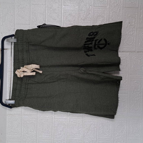 Men's Concepts Sport Heathered Olive Minnesota Twins Mainstream Tri-Blend Shorts - Picture 5 of 10